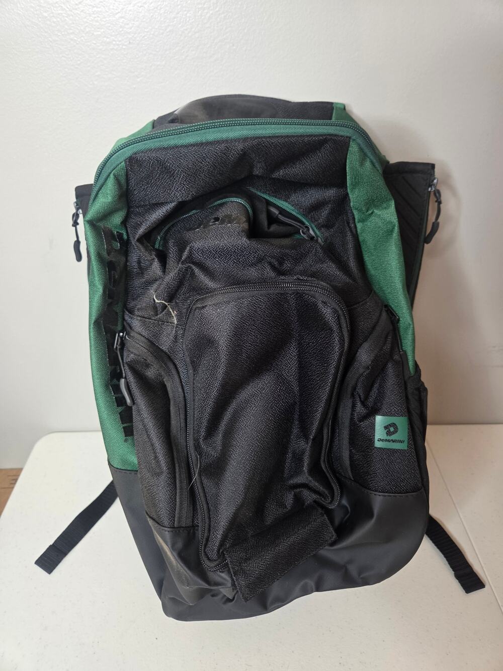 DeMarini Voodoo OG Dark Green Baseball Softball Backpack Large 2 Bat Bag NWT